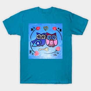 Love is the Key Owls T-Shirt